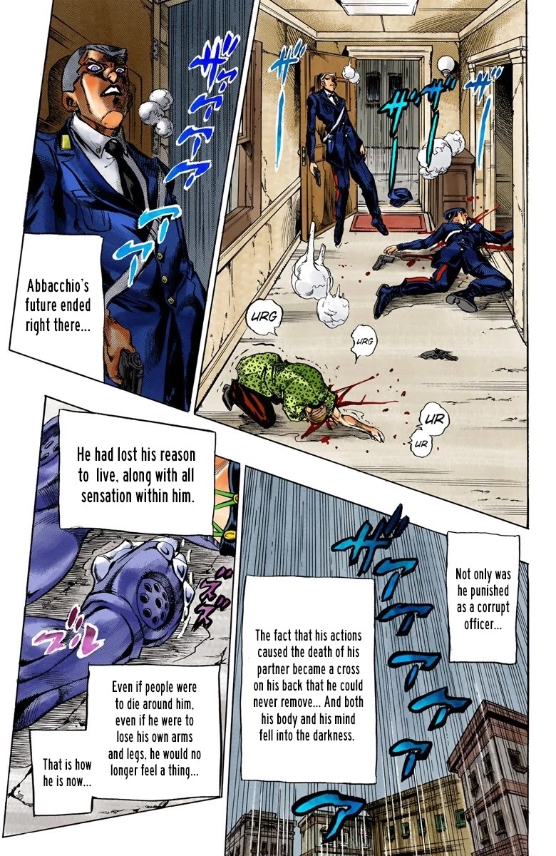JoJo's Bizarre Adventure Part 5 - Vento Aureo (Official Colored) chapter 45 page 8