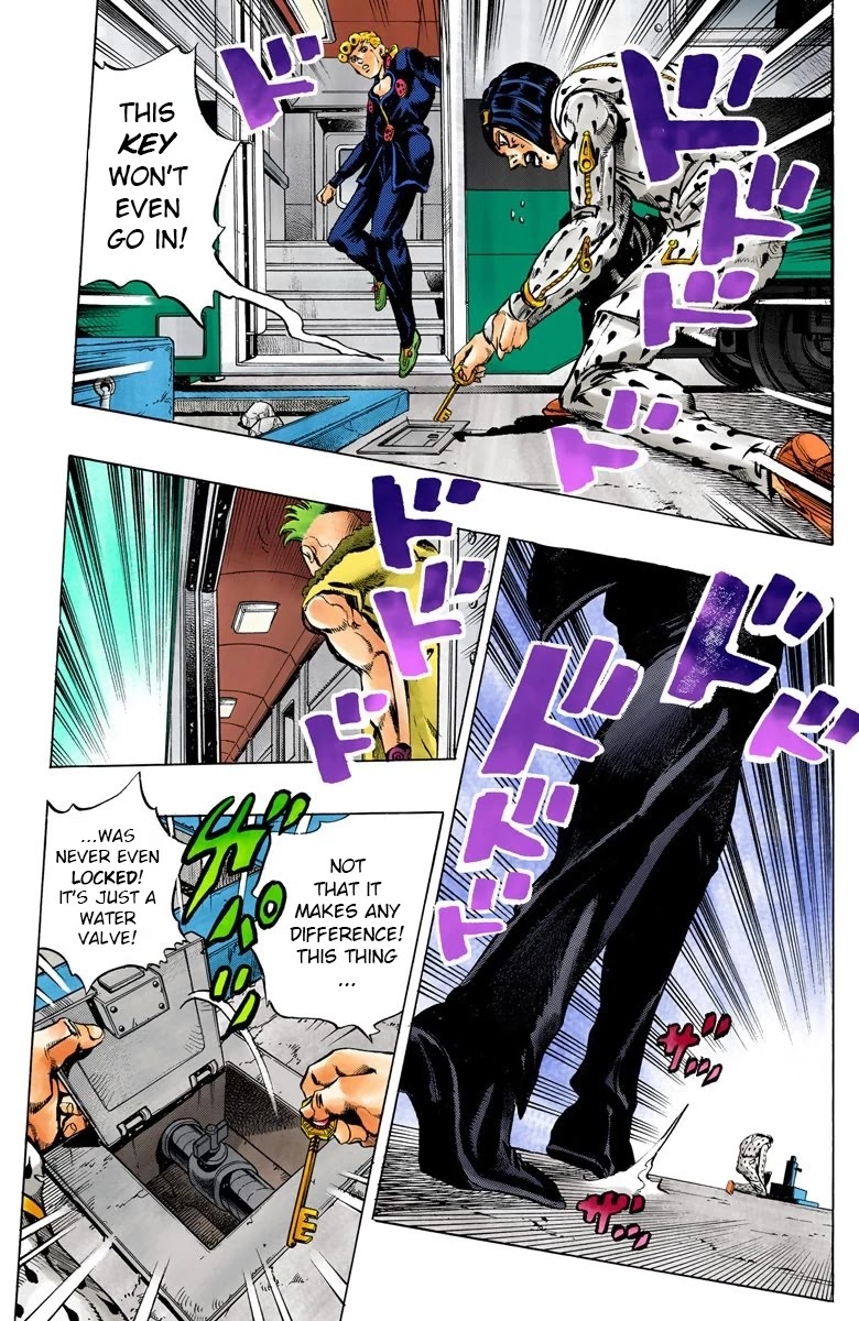 JoJo's Bizarre Adventure Part 5 - Vento Aureo (Official Colored) chapter 47 page 16
