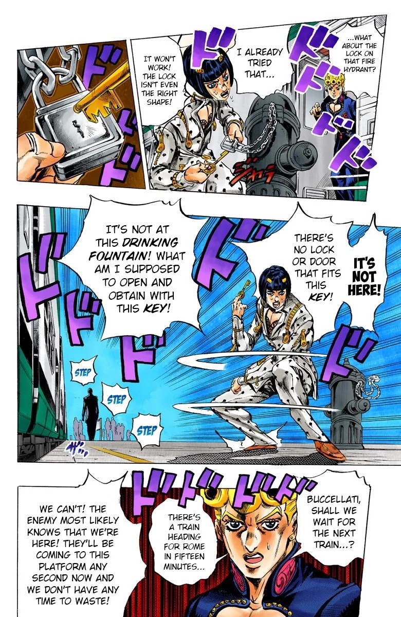 JoJo's Bizarre Adventure Part 5 - Vento Aureo (Official Colored) chapter 47 page 17