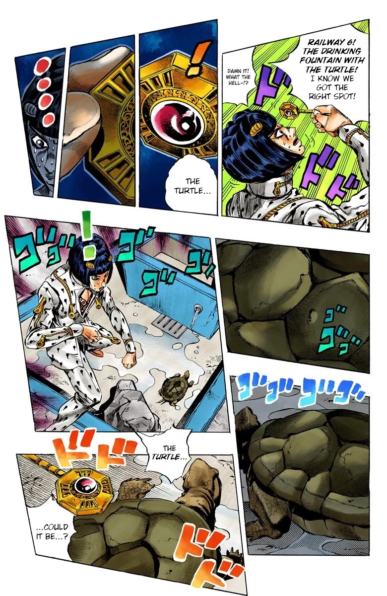 JoJo's Bizarre Adventure Part 5 - Vento Aureo (Official Colored) chapter 47 page 18