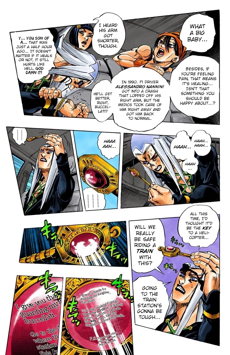 JoJo's Bizarre Adventure Part 5 - Vento Aureo (Official Colored) chapter 47 page 4