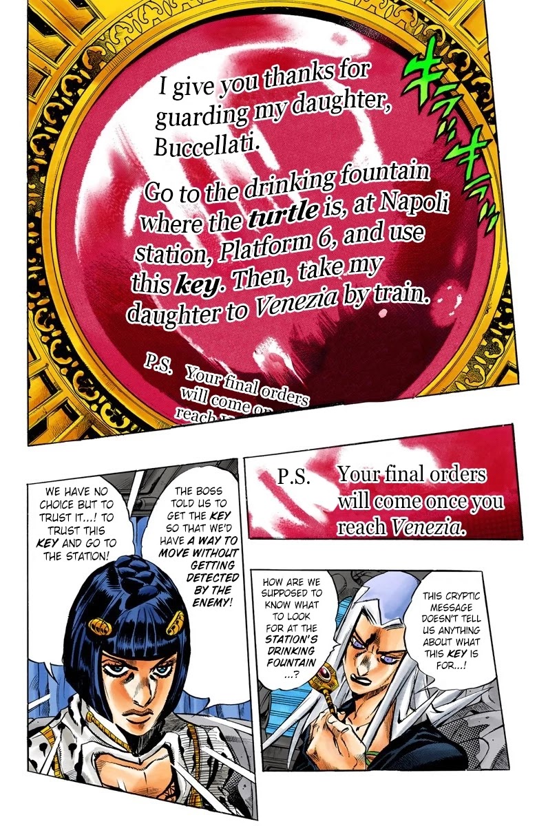JoJo's Bizarre Adventure Part 5 - Vento Aureo (Official Colored) chapter 47 page 5