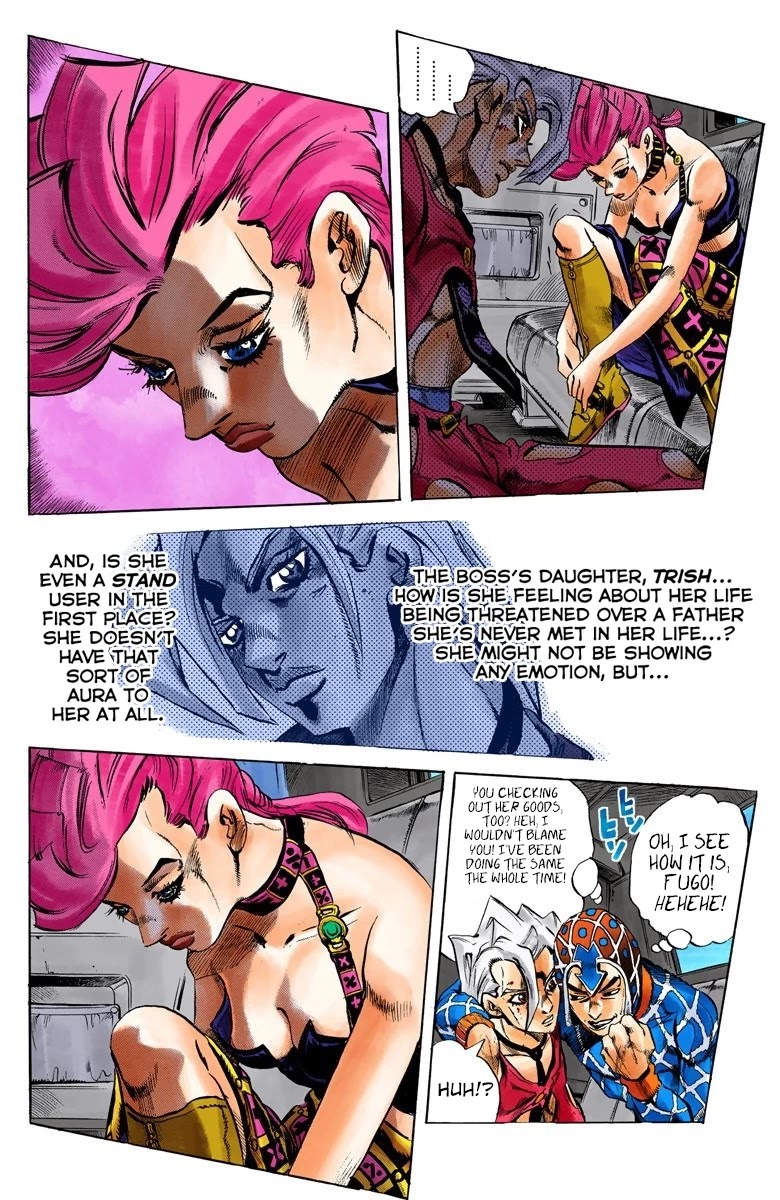 JoJo's Bizarre Adventure Part 5 - Vento Aureo (Official Colored) chapter 47 page 7