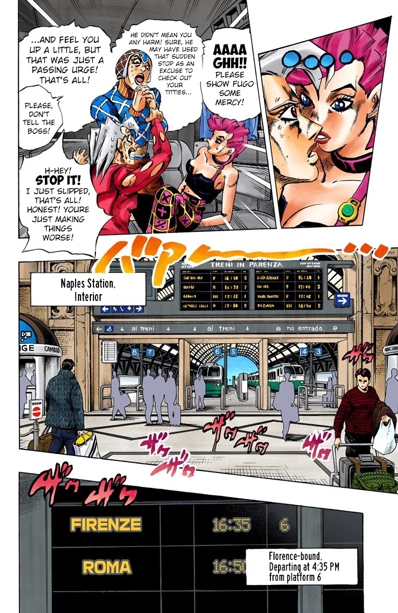 JoJo's Bizarre Adventure Part 5 - Vento Aureo (Official Colored) chapter 47 page 9