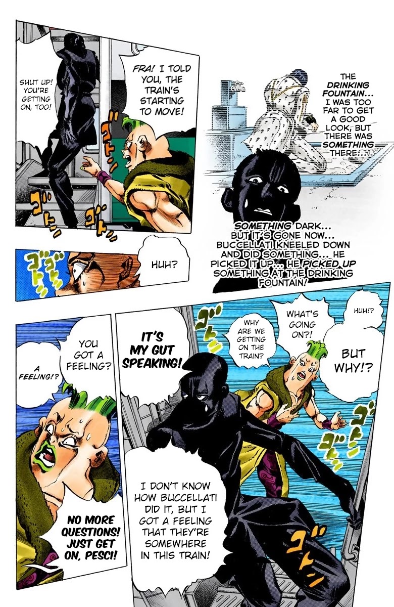 JoJo's Bizarre Adventure Part 5 - Vento Aureo (Official Colored) chapter 48 page 12