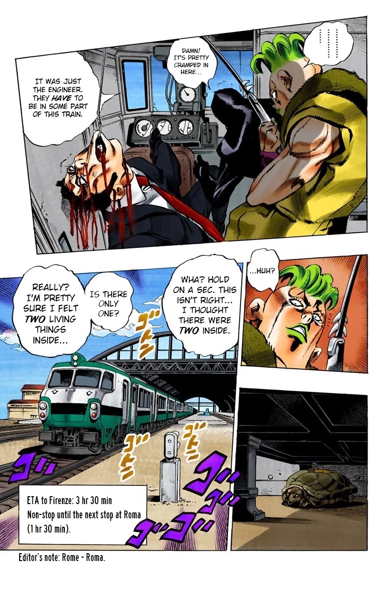 JoJo's Bizarre Adventure Part 5 - Vento Aureo (Official Colored) chapter 48 page 19