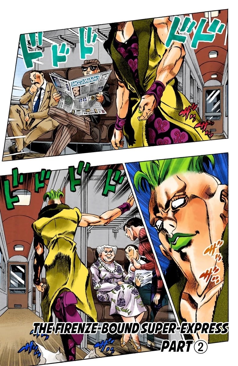 JoJo's Bizarre Adventure Part 5 - Vento Aureo (Official Colored) chapter 48 page 2