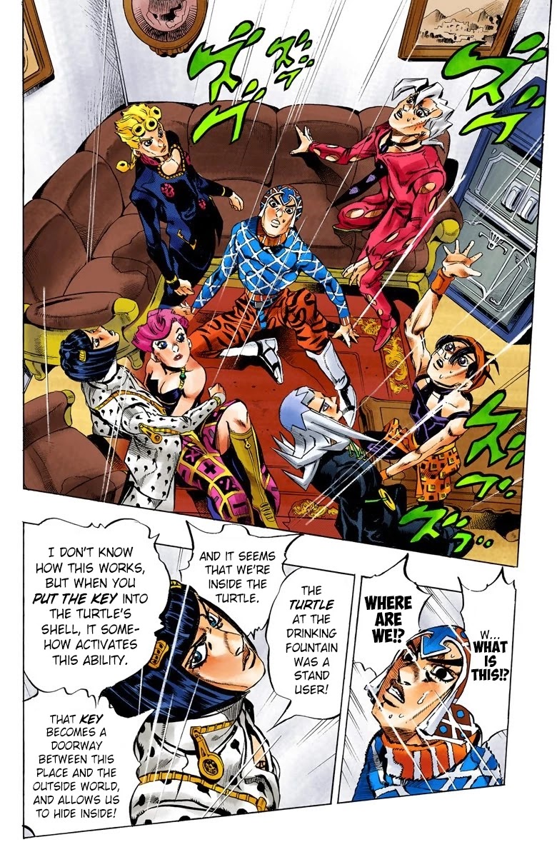 JoJo's Bizarre Adventure Part 5 - Vento Aureo (Official Colored) chapter 48 page 8