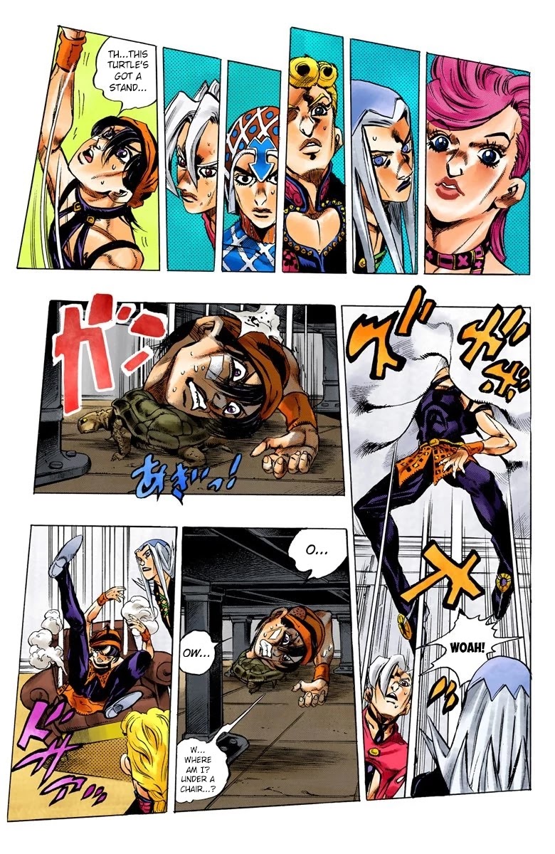 JoJo's Bizarre Adventure Part 5 - Vento Aureo (Official Colored) chapter 48 page 9