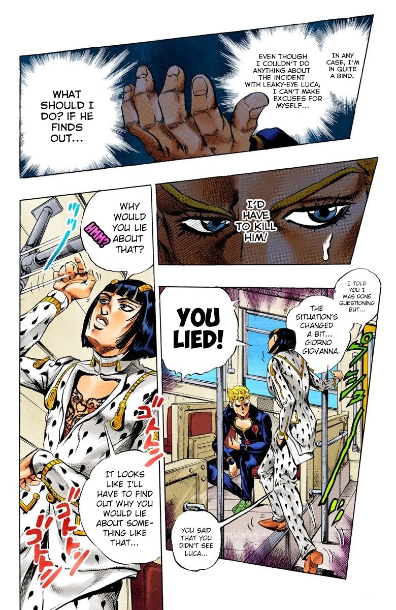 JoJo's Bizarre Adventure Part 5 - Vento Aureo (Official Colored) chapter 5 page 13