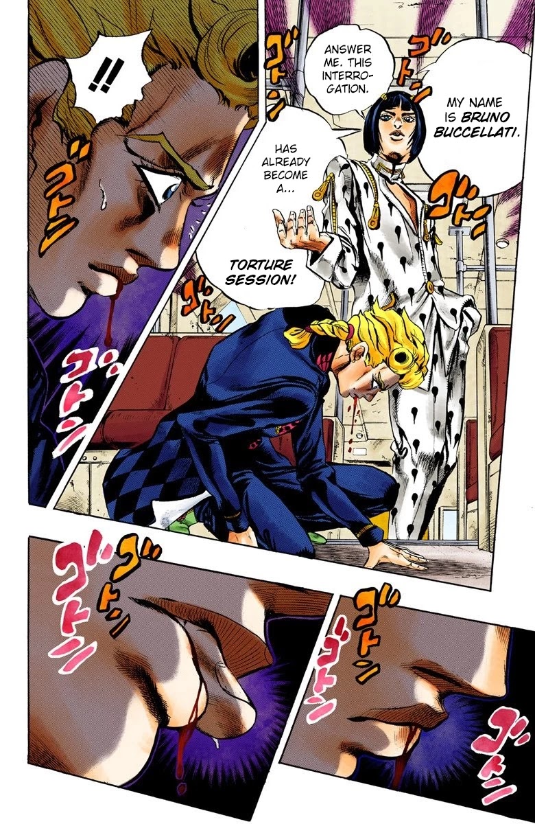 JoJo's Bizarre Adventure Part 5 - Vento Aureo (Official Colored) chapter 5 page 15