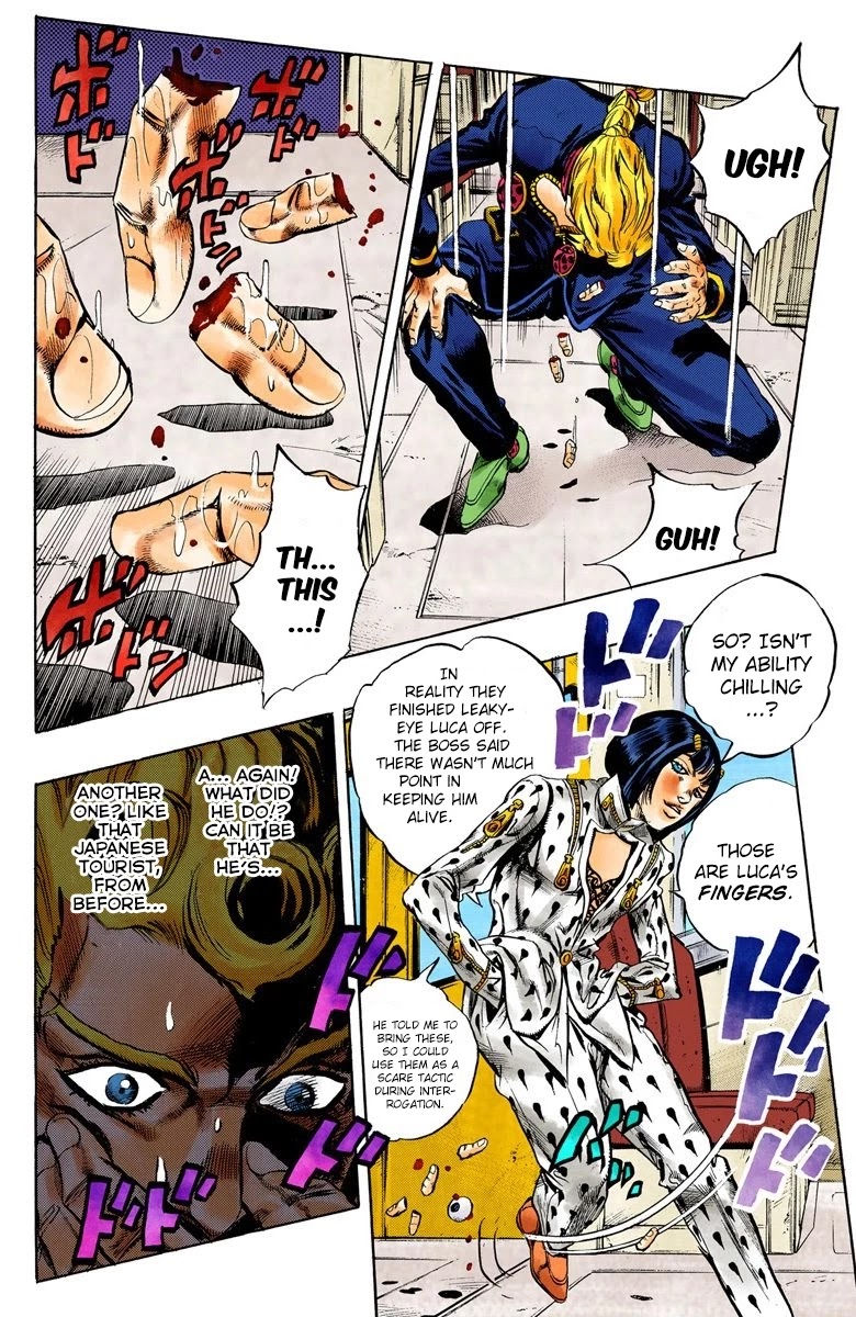 JoJo's Bizarre Adventure Part 5 - Vento Aureo (Official Colored) chapter 5 page 17