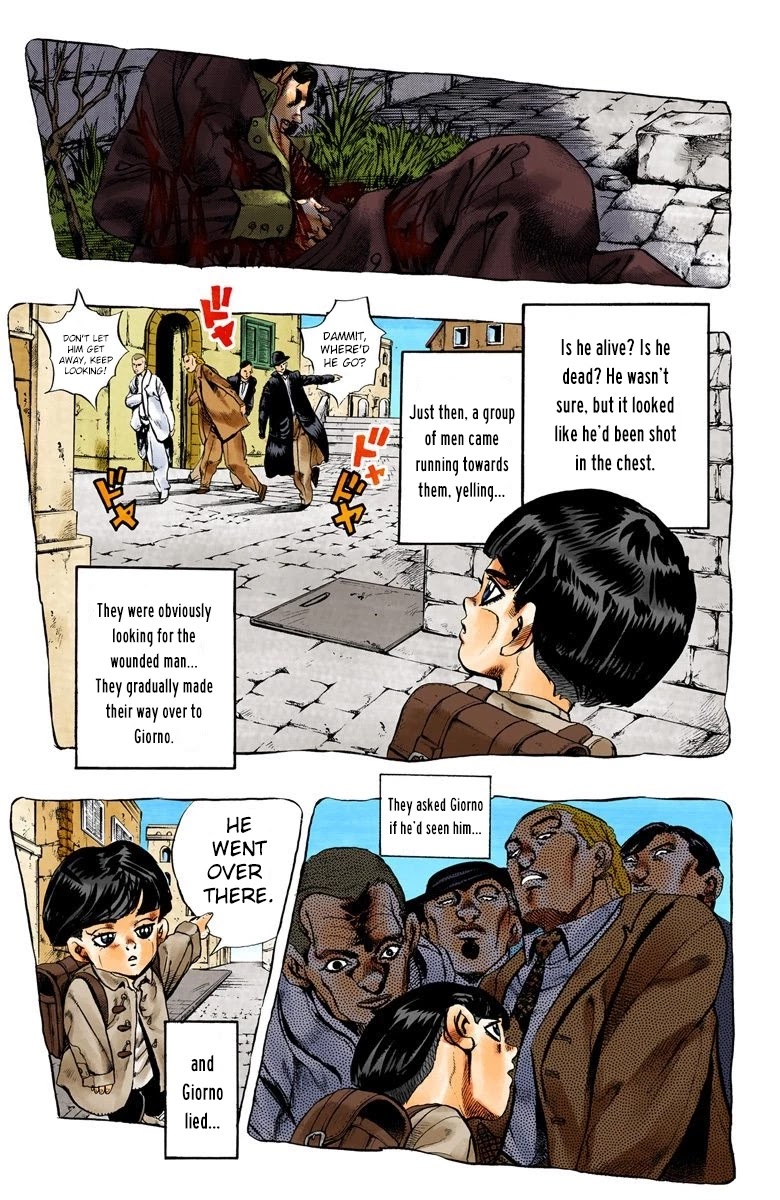 JoJo's Bizarre Adventure Part 5 - Vento Aureo (Official Colored) chapter 5 page 6