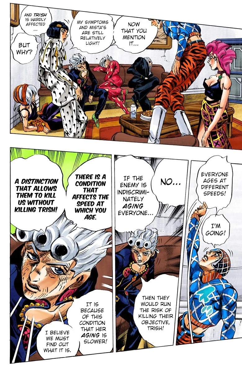 JoJo's Bizarre Adventure Part 5 - Vento Aureo (Official Colored) chapter 50 page 10