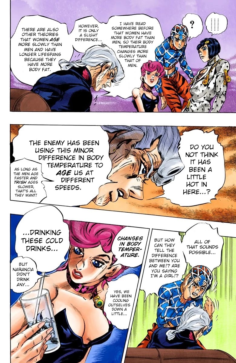 JoJo's Bizarre Adventure Part 5 - Vento Aureo (Official Colored) chapter 50 page 12