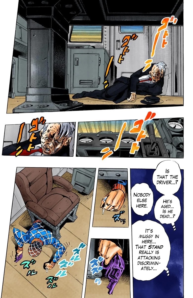 JoJo's Bizarre Adventure Part 5 - Vento Aureo (Official Colored) chapter 50 page 17