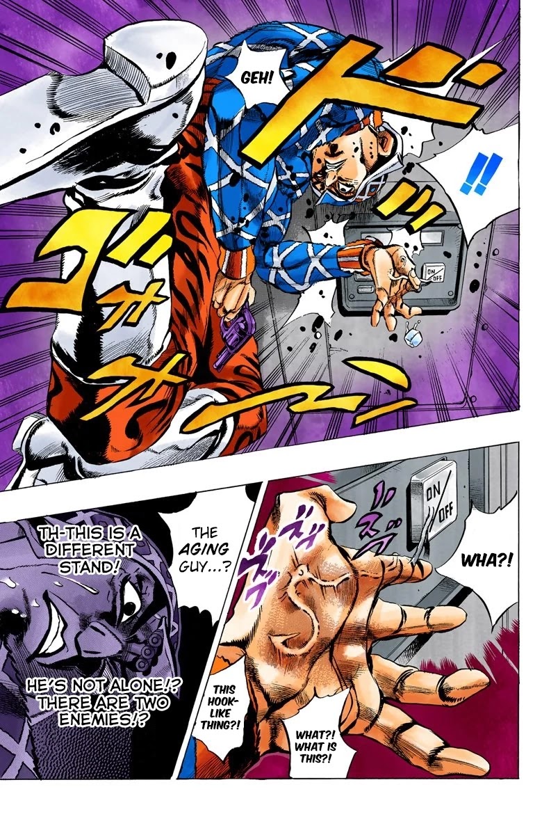 JoJo's Bizarre Adventure Part 5 - Vento Aureo (Official Colored) chapter 50 page 21