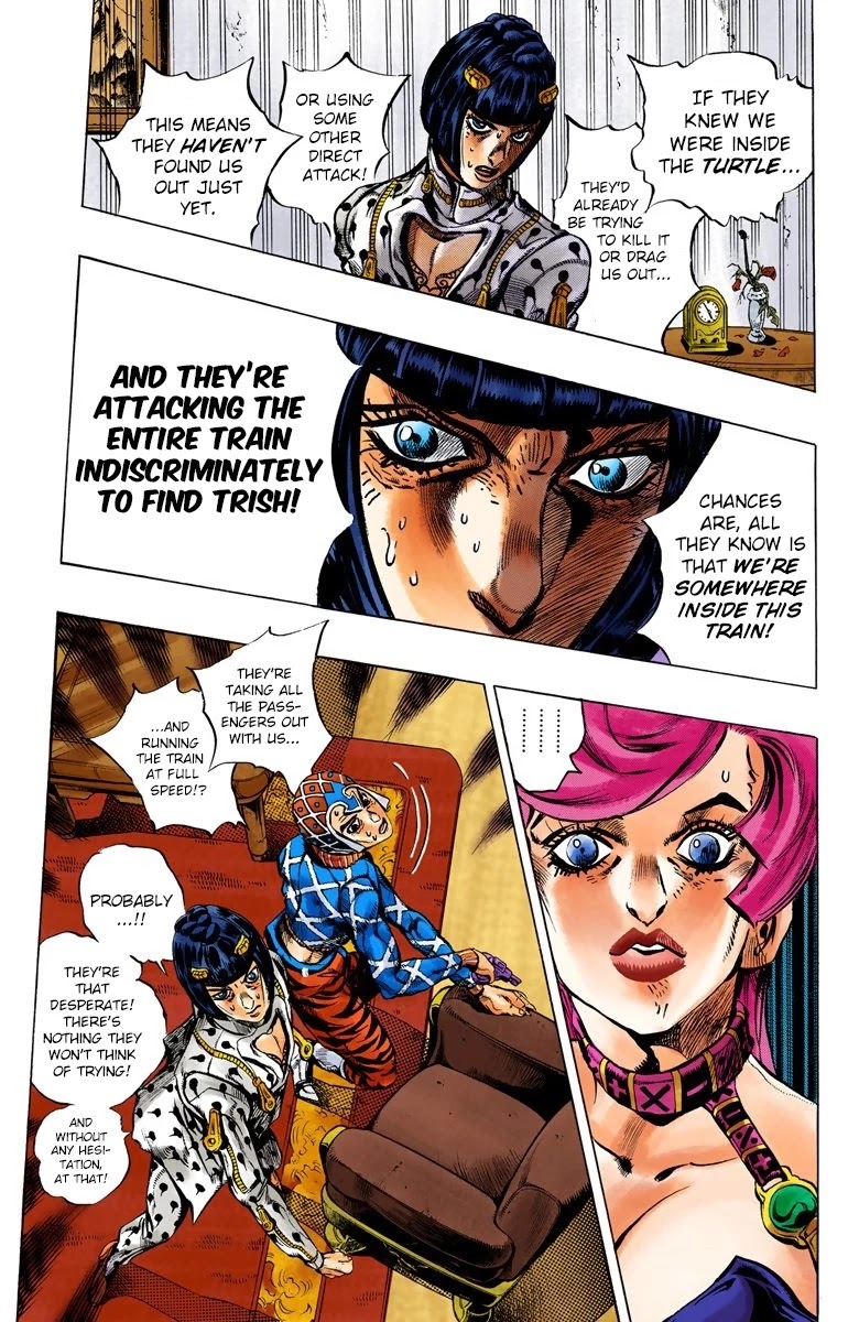 JoJo's Bizarre Adventure Part 5 - Vento Aureo (Official Colored) chapter 50 page 5