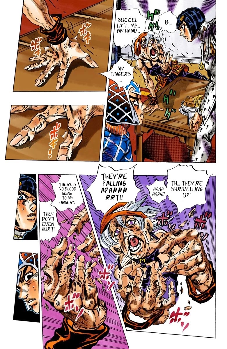 JoJo's Bizarre Adventure Part 5 - Vento Aureo (Official Colored) chapter 50 page 7