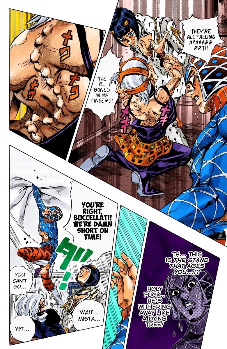 JoJo's Bizarre Adventure Part 5 - Vento Aureo (Official Colored) chapter 50 page 8