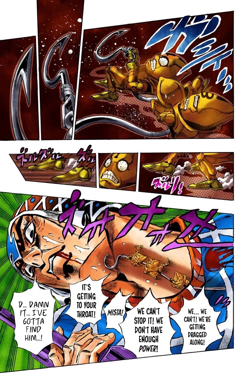 JoJo's Bizarre Adventure Part 5 - Vento Aureo (Official Colored) chapter 51 page 14
