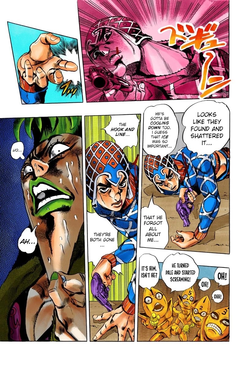 JoJo's Bizarre Adventure Part 5 - Vento Aureo (Official Colored) chapter 51 page 22