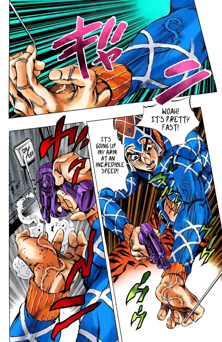 JoJo's Bizarre Adventure Part 5 - Vento Aureo (Official Colored) chapter 51 page 7