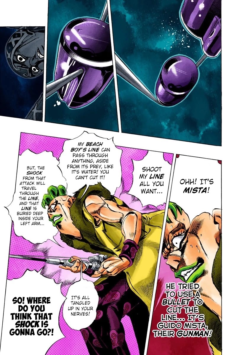 JoJo's Bizarre Adventure Part 5 - Vento Aureo (Official Colored) chapter 51 page 8