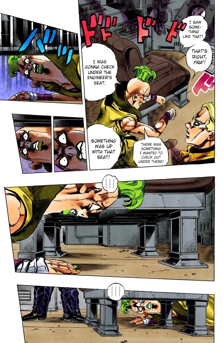 JoJo's Bizarre Adventure Part 5 - Vento Aureo (Official Colored) chapter 53 page 10