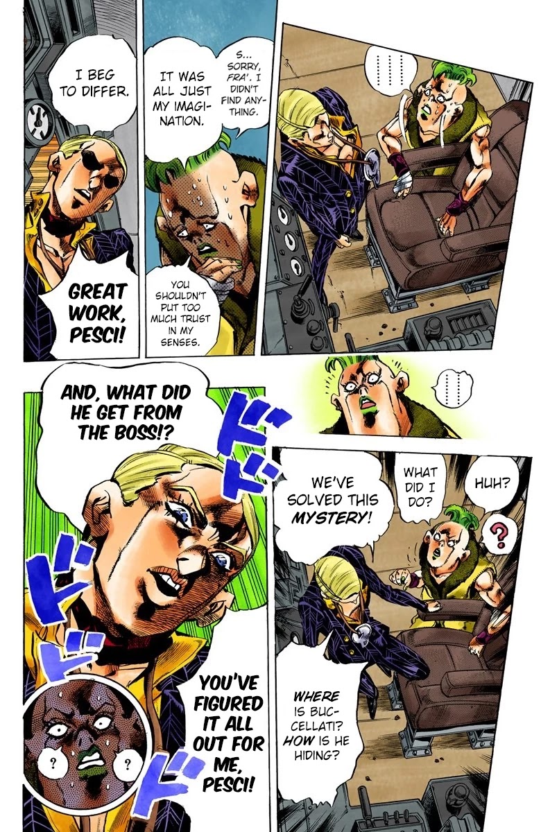 JoJo's Bizarre Adventure Part 5 - Vento Aureo (Official Colored) chapter 53 page 11