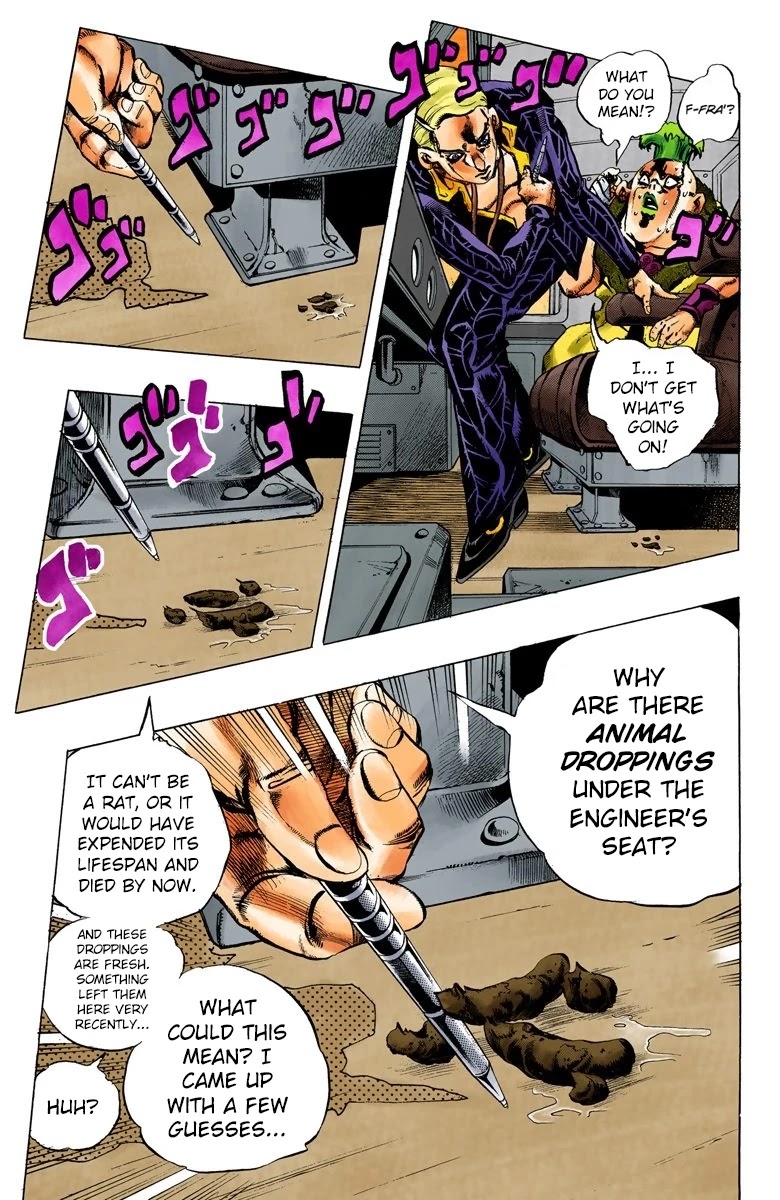 JoJo's Bizarre Adventure Part 5 - Vento Aureo (Official Colored) chapter 53 page 12