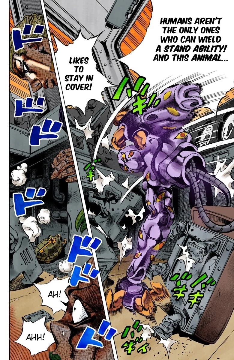 JoJo's Bizarre Adventure Part 5 - Vento Aureo (Official Colored) chapter 53 page 13