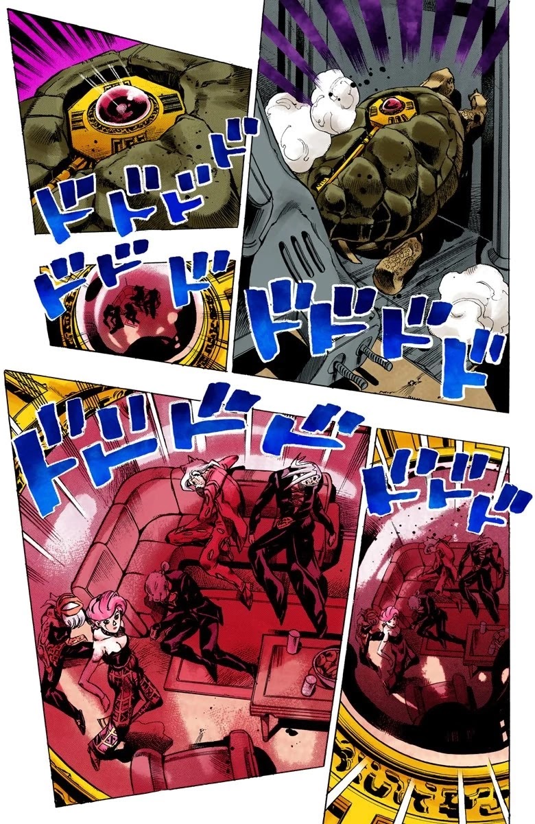 JoJo's Bizarre Adventure Part 5 - Vento Aureo (Official Colored) chapter 53 page 14