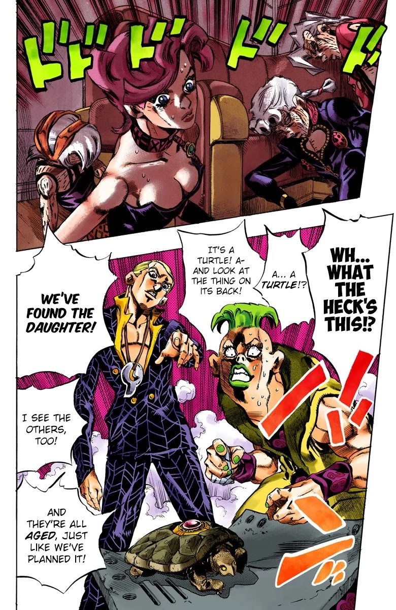 JoJo's Bizarre Adventure Part 5 - Vento Aureo (Official Colored) chapter 53 page 15