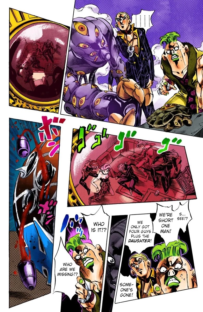 JoJo's Bizarre Adventure Part 5 - Vento Aureo (Official Colored) chapter 53 page 17