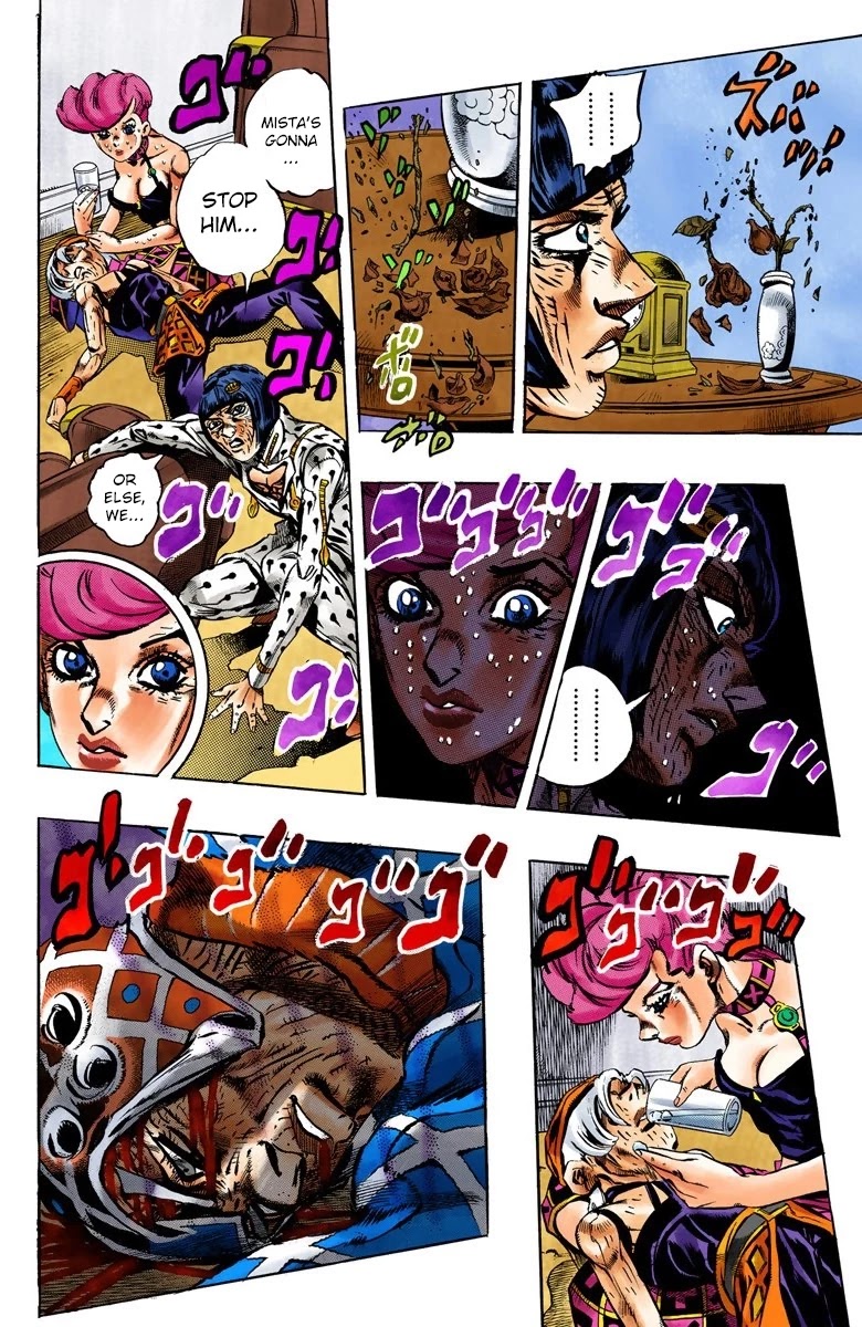 JoJo's Bizarre Adventure Part 5 - Vento Aureo (Official Colored) chapter 53 page 5