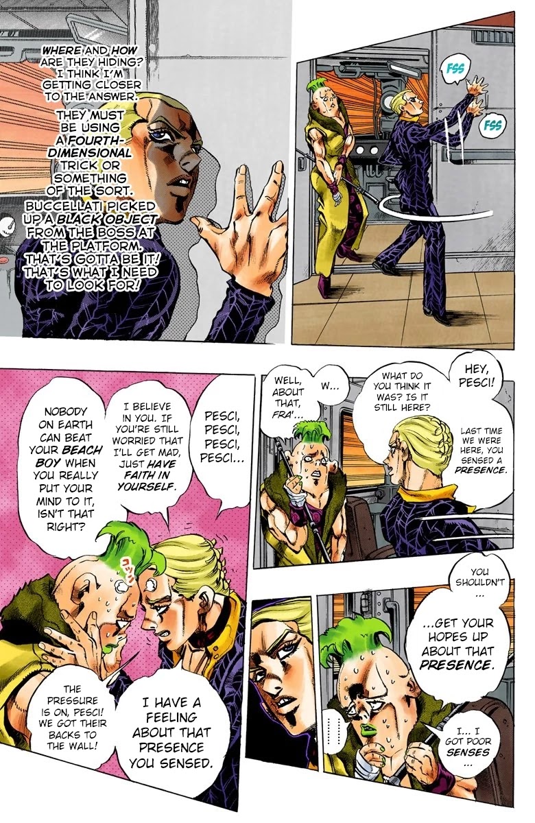 JoJo's Bizarre Adventure Part 5 - Vento Aureo (Official Colored) chapter 53 page 8