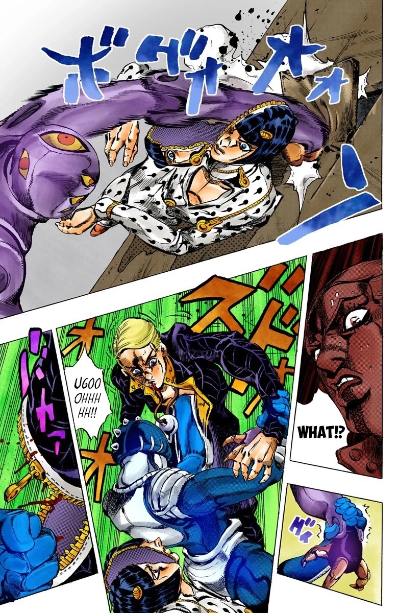 JoJo's Bizarre Adventure Part 5 - Vento Aureo (Official Colored) chapter 54 page 11