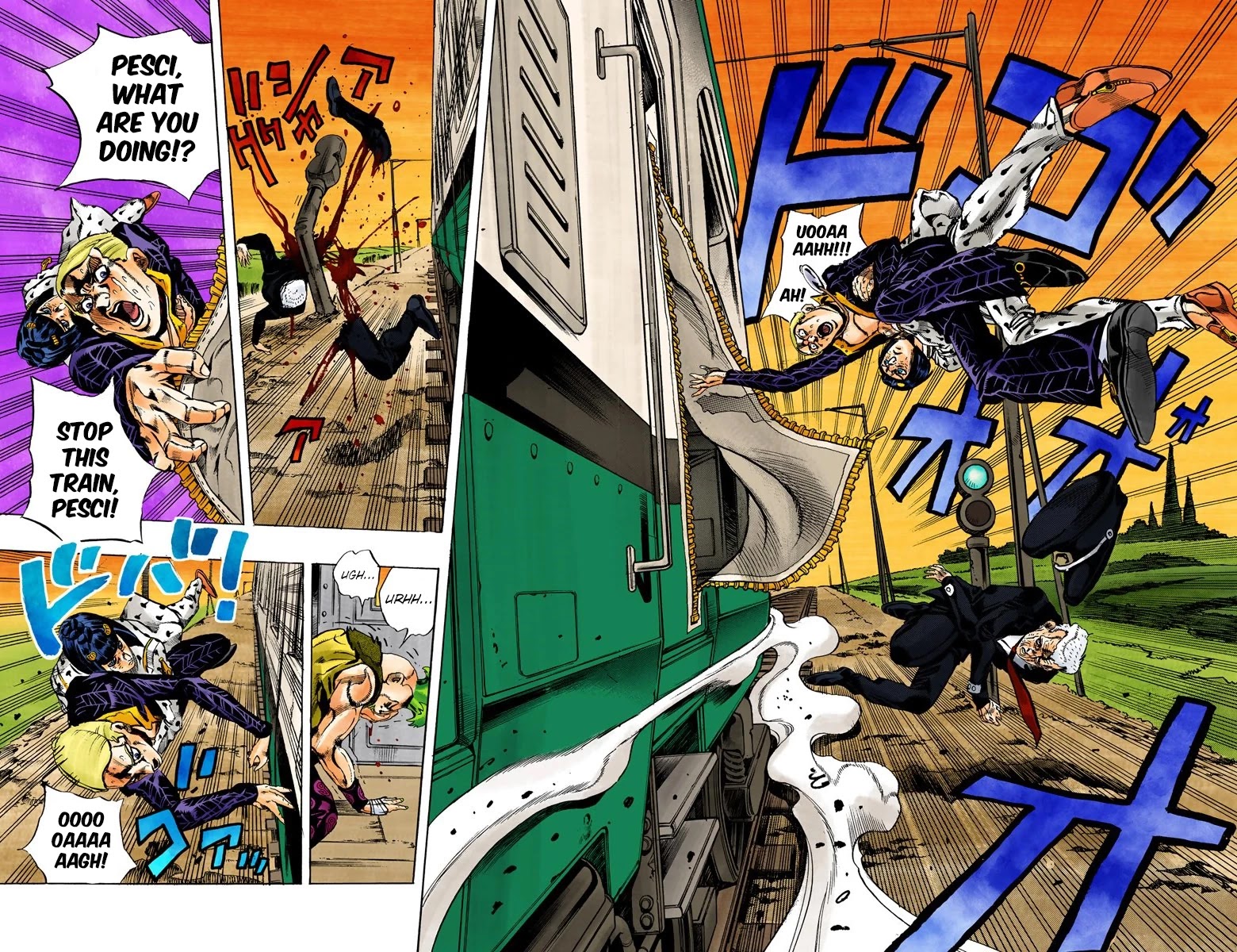 JoJo's Bizarre Adventure Part 5 - Vento Aureo (Official Colored) chapter 54 page 17