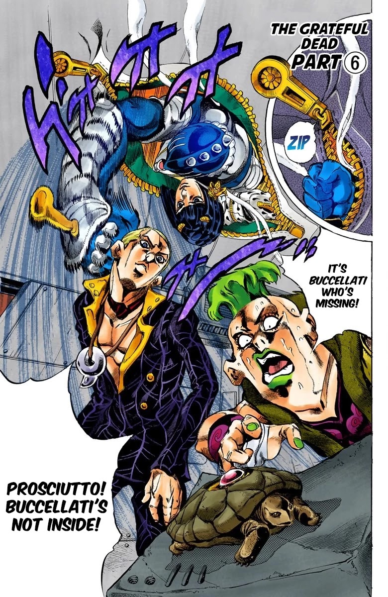 JoJo's Bizarre Adventure Part 5 - Vento Aureo (Official Colored) chapter 54 page 2