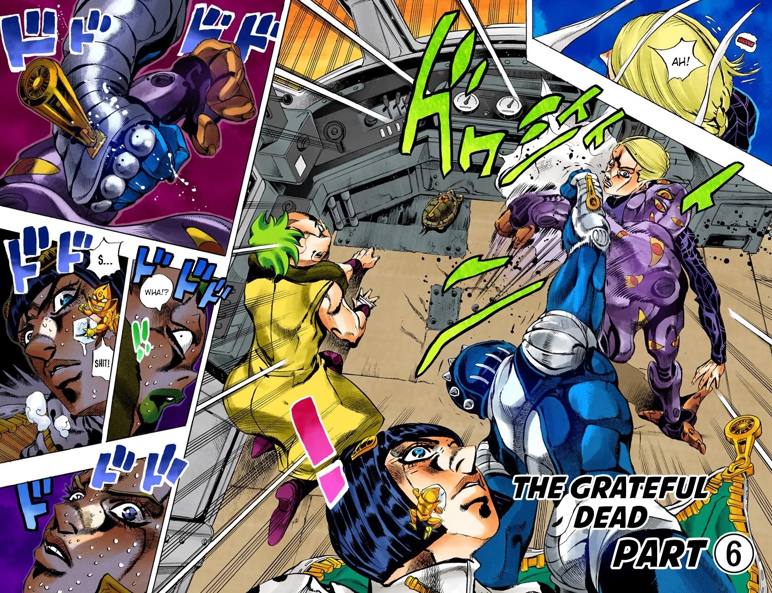 JoJo's Bizarre Adventure Part 5 - Vento Aureo (Official Colored) chapter 54 page 3