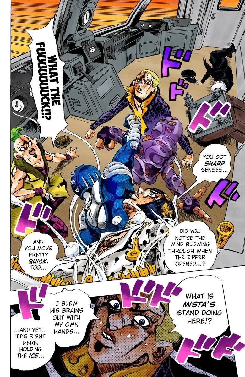 JoJo's Bizarre Adventure Part 5 - Vento Aureo (Official Colored) chapter 54 page 4