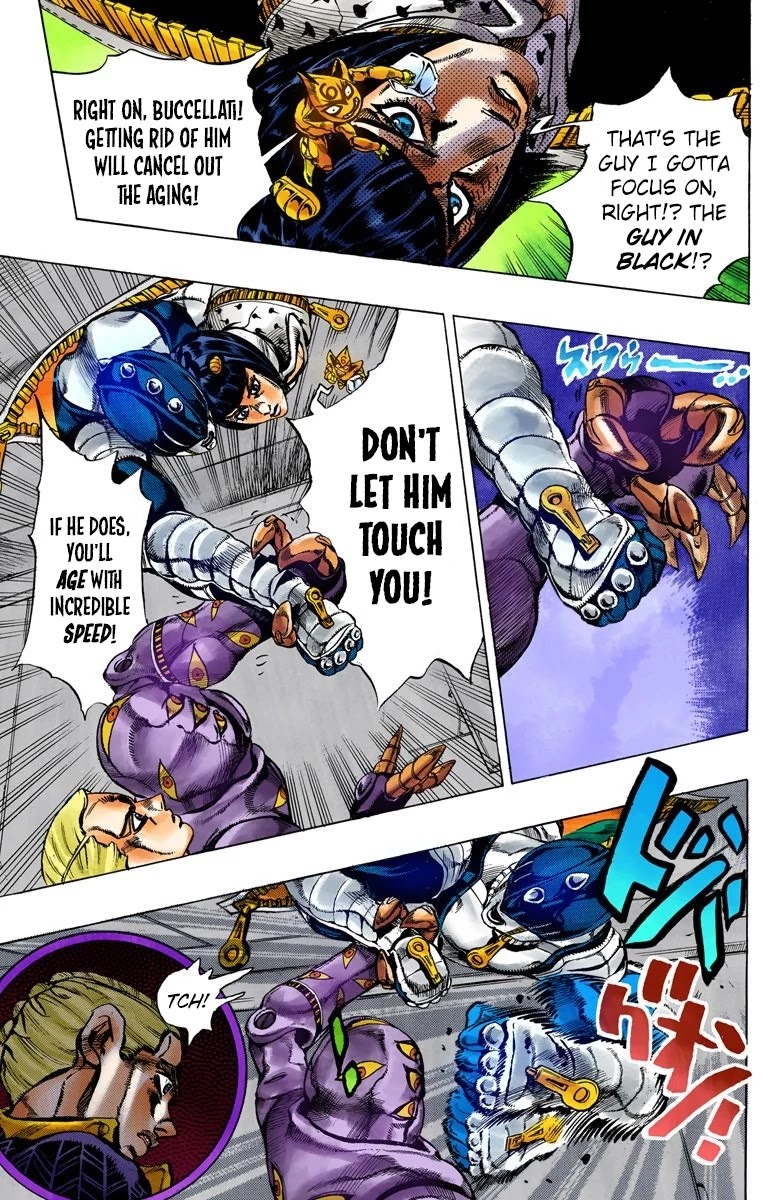 JoJo's Bizarre Adventure Part 5 - Vento Aureo (Official Colored) chapter 54 page 5