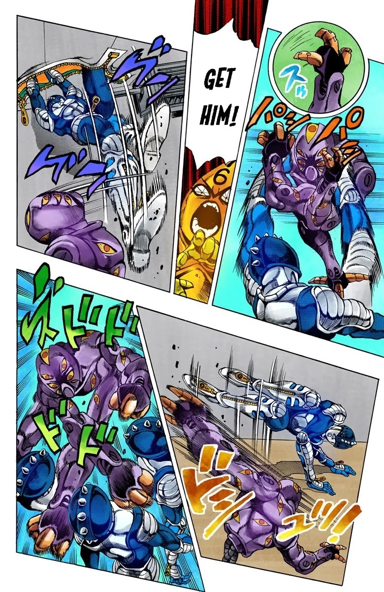 JoJo's Bizarre Adventure Part 5 - Vento Aureo (Official Colored) chapter 54 page 6