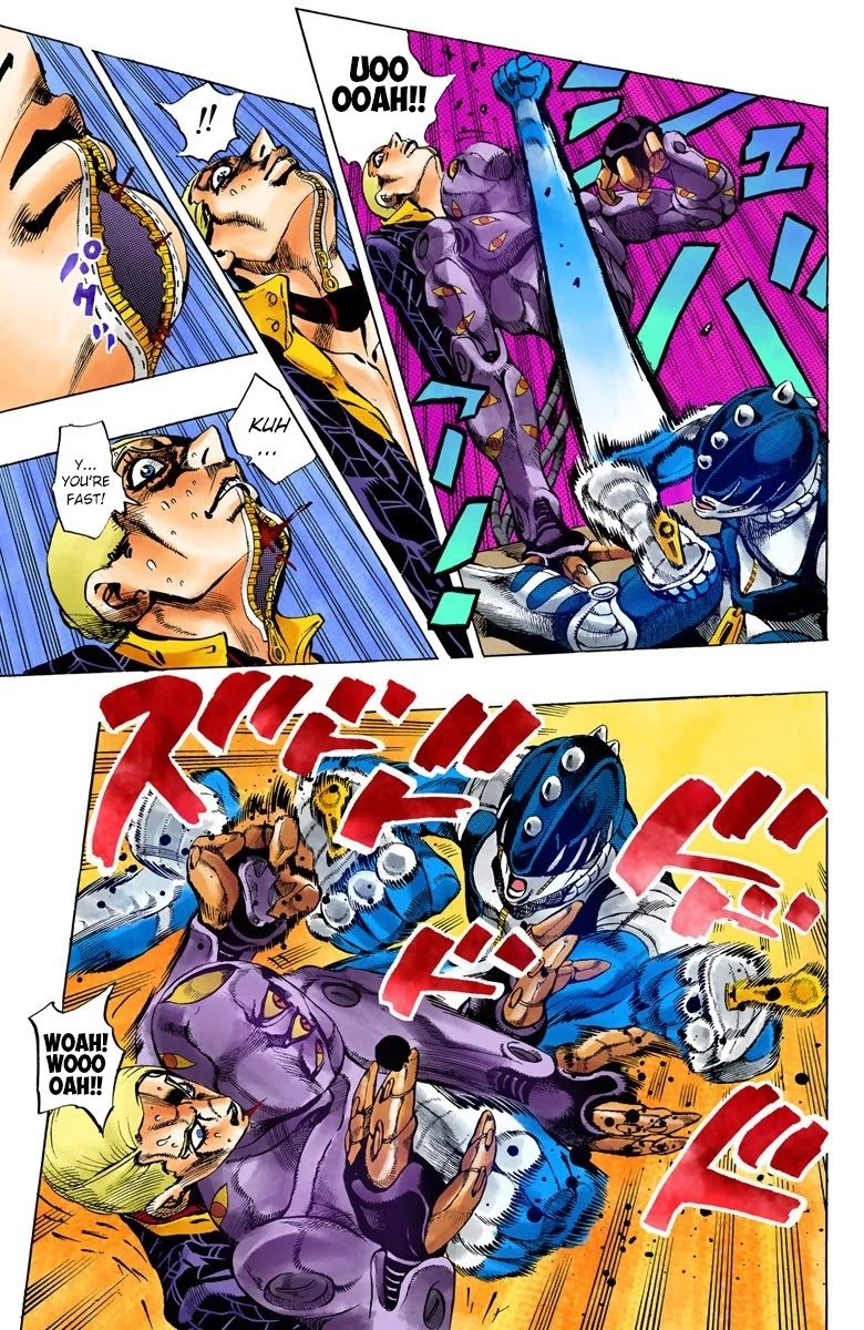 JoJo's Bizarre Adventure Part 5 - Vento Aureo (Official Colored) chapter 54 page 7