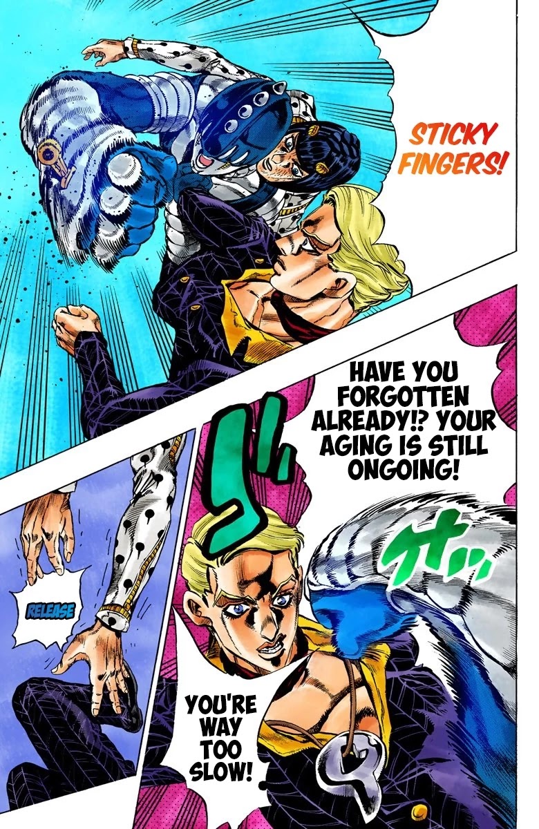 JoJo's Bizarre Adventure Part 5 - Vento Aureo (Official Colored) chapter 55 page 13