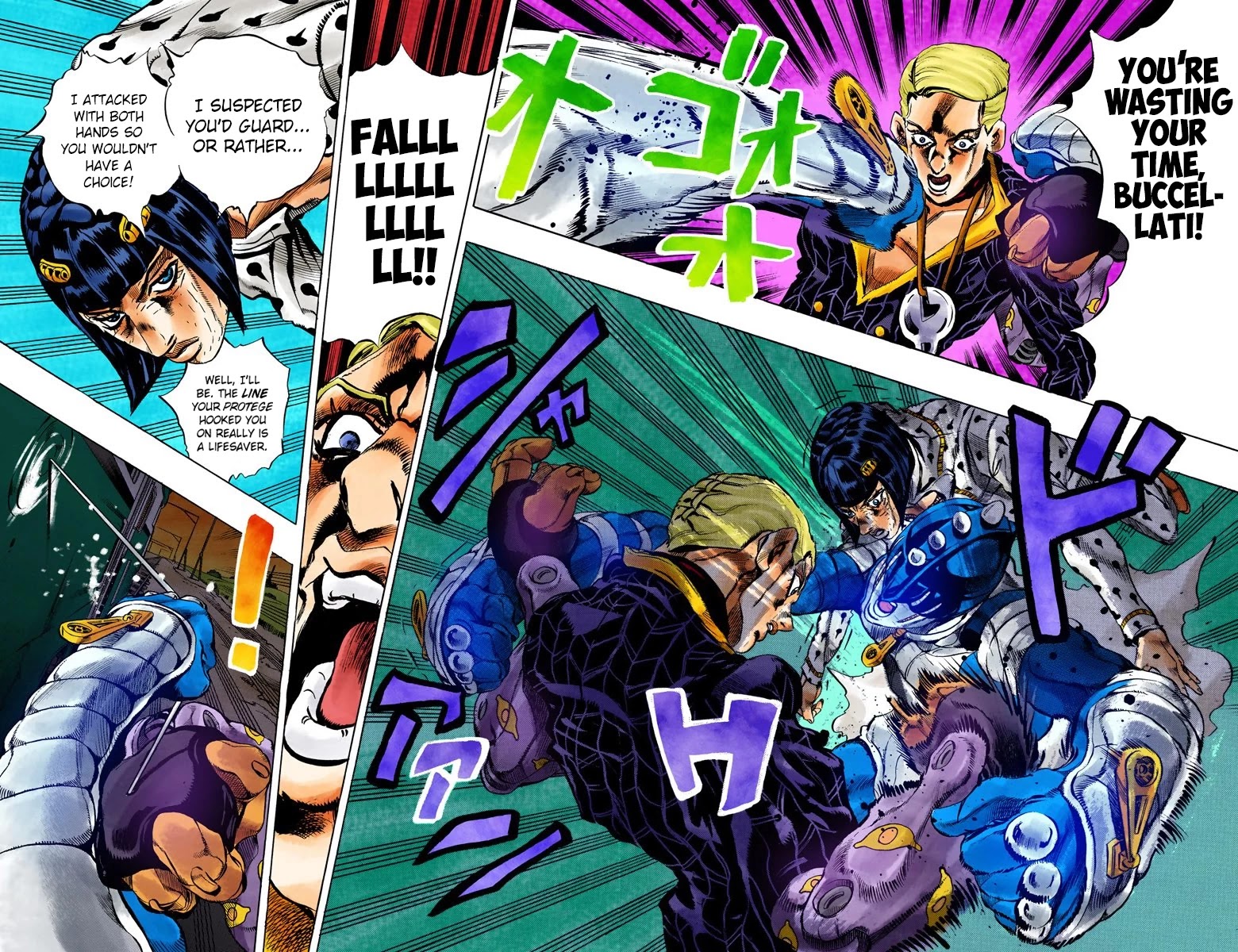 JoJo's Bizarre Adventure Part 5 - Vento Aureo (Official Colored) chapter 55 page 15