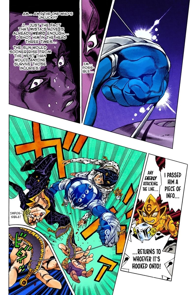 JoJo's Bizarre Adventure Part 5 - Vento Aureo (Official Colored) chapter 55 page 16