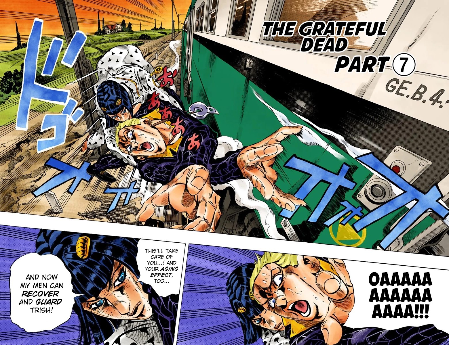 JoJo's Bizarre Adventure Part 5 - Vento Aureo (Official Colored) chapter 55 page 3