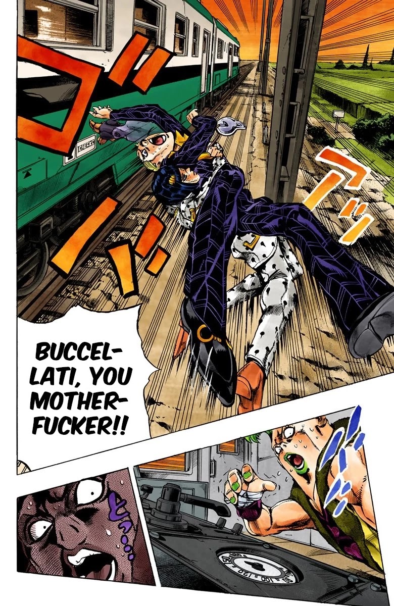 JoJo's Bizarre Adventure Part 5 - Vento Aureo (Official Colored) chapter 55 page 4